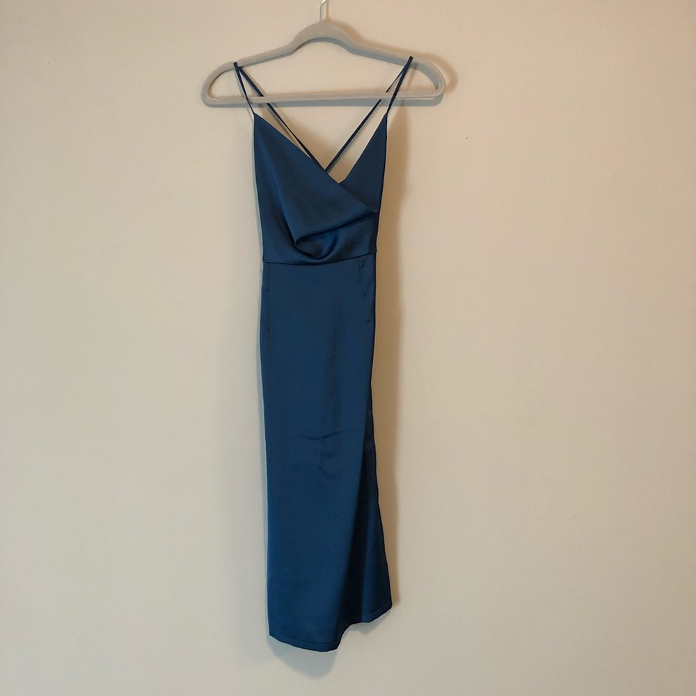 Boohoo Satin Dress - Midi